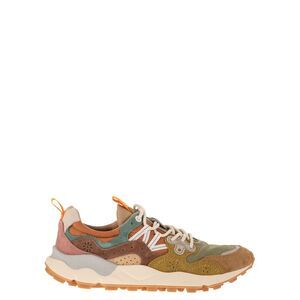 Flower Mountain Unisex Yamano 3 - Sneakers In Suede And Technical Fabric